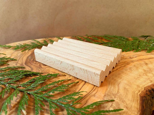 Natural Beech Wood Soap Dish
